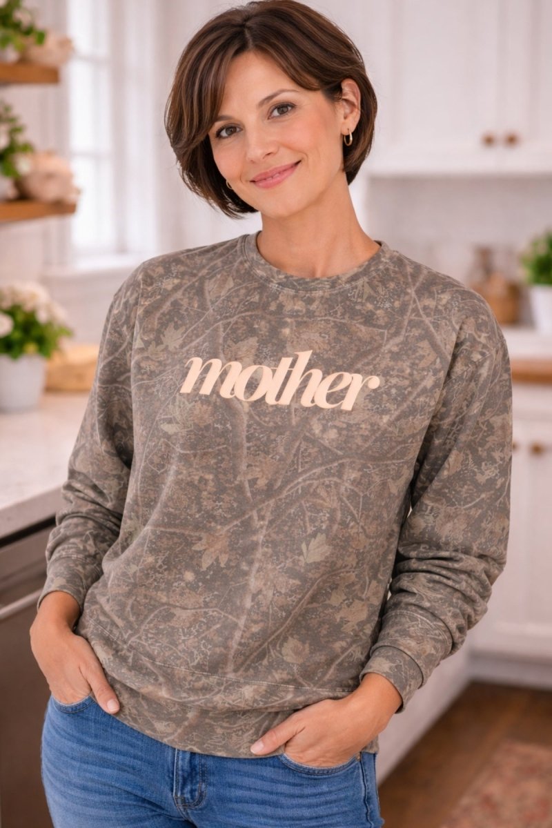 PUFF 'Mother Nature' Camo Hideaway Crewneck