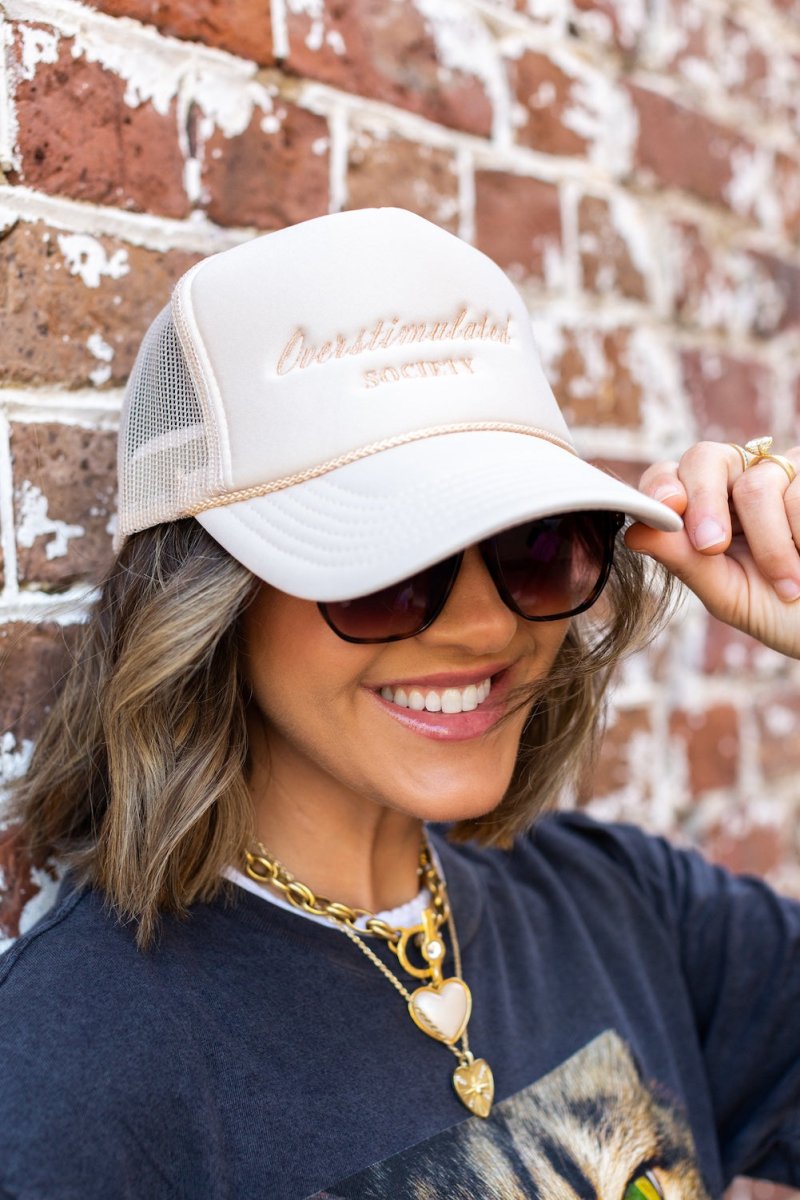 UM X @livinwithMB Overstimulated Society Hat